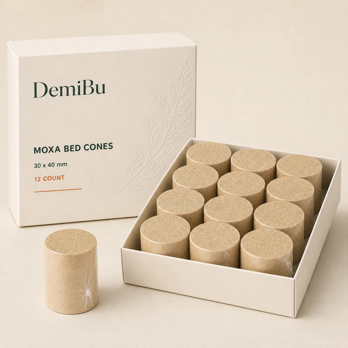 Large Device-Compatible Moxa Cones shown as a DemiBu private-label visualization based on a source product reference