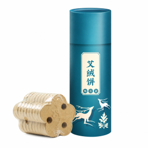 35:1 Flower-Shaped Moxa Cakes — 46 × 5 mm, 20 per Can source-backed reference