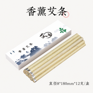 Aromatic Moxa Sticks — 8 × 180 mm, 12 per Box source-backed reference