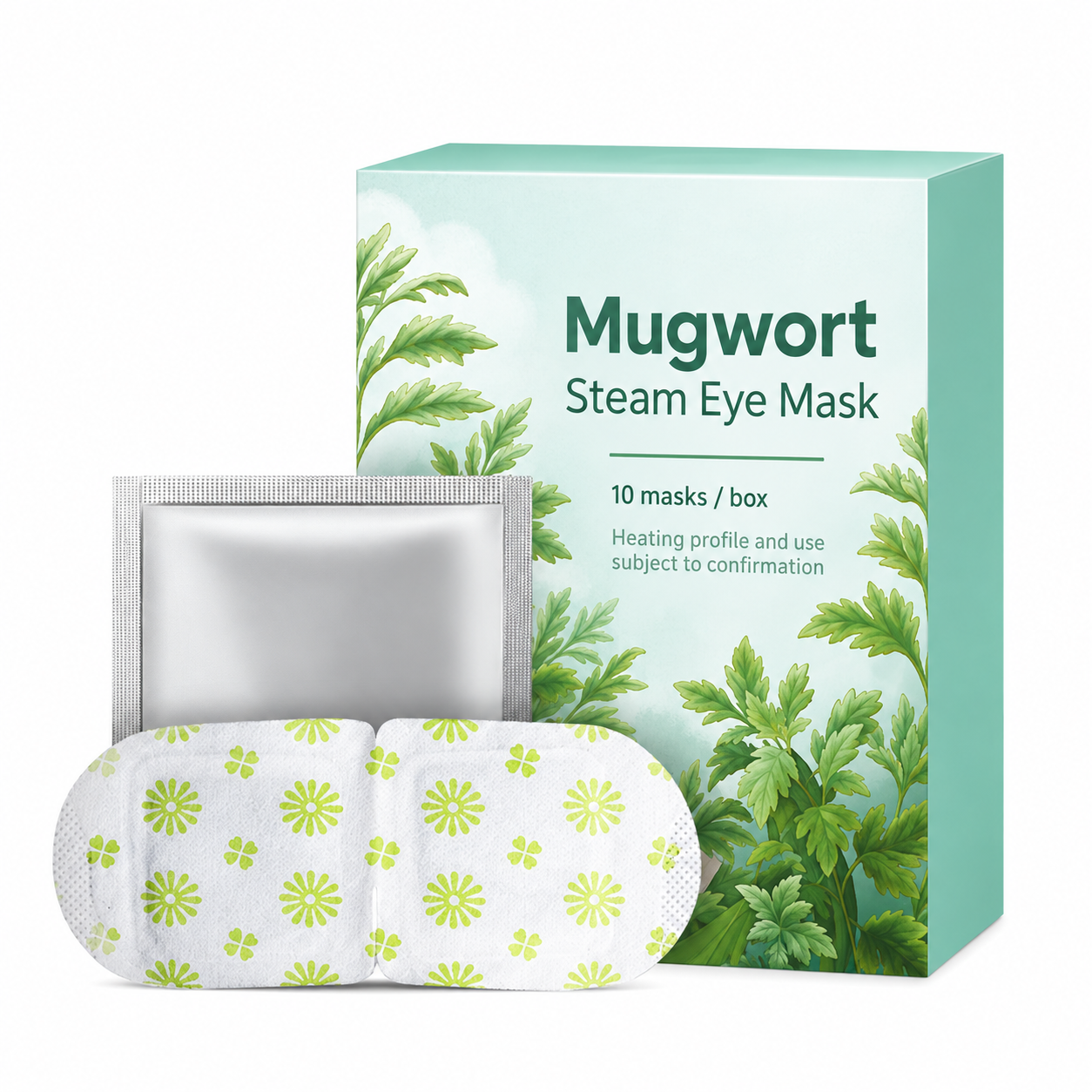 Mugwort Steam Eye Mask — 10 per Box source-backed reference
