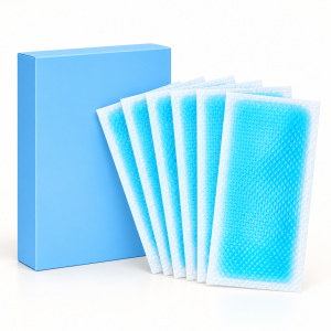 Blue Hydrogel Cooling Patches — 6 or 10 per Box source-backed reference