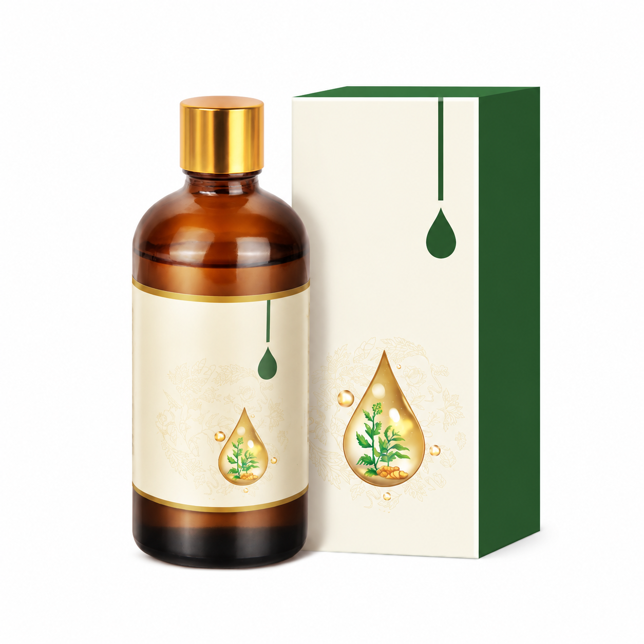 Mugwort & Ginger Massage Oil — 100 ml source-backed reference