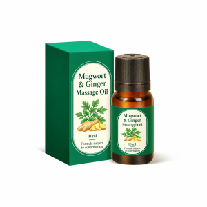 Mugwort & Ginger Massage Oil — 10 ml source-backed reference