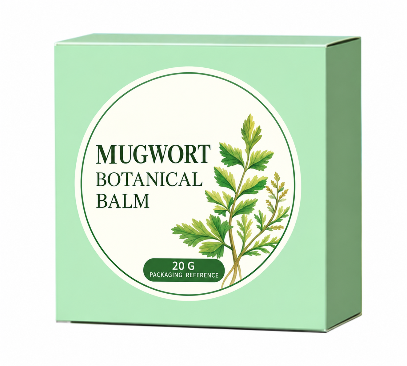 Mugwort Botanical Balm — 20 g Packaging Reference source-backed reference
