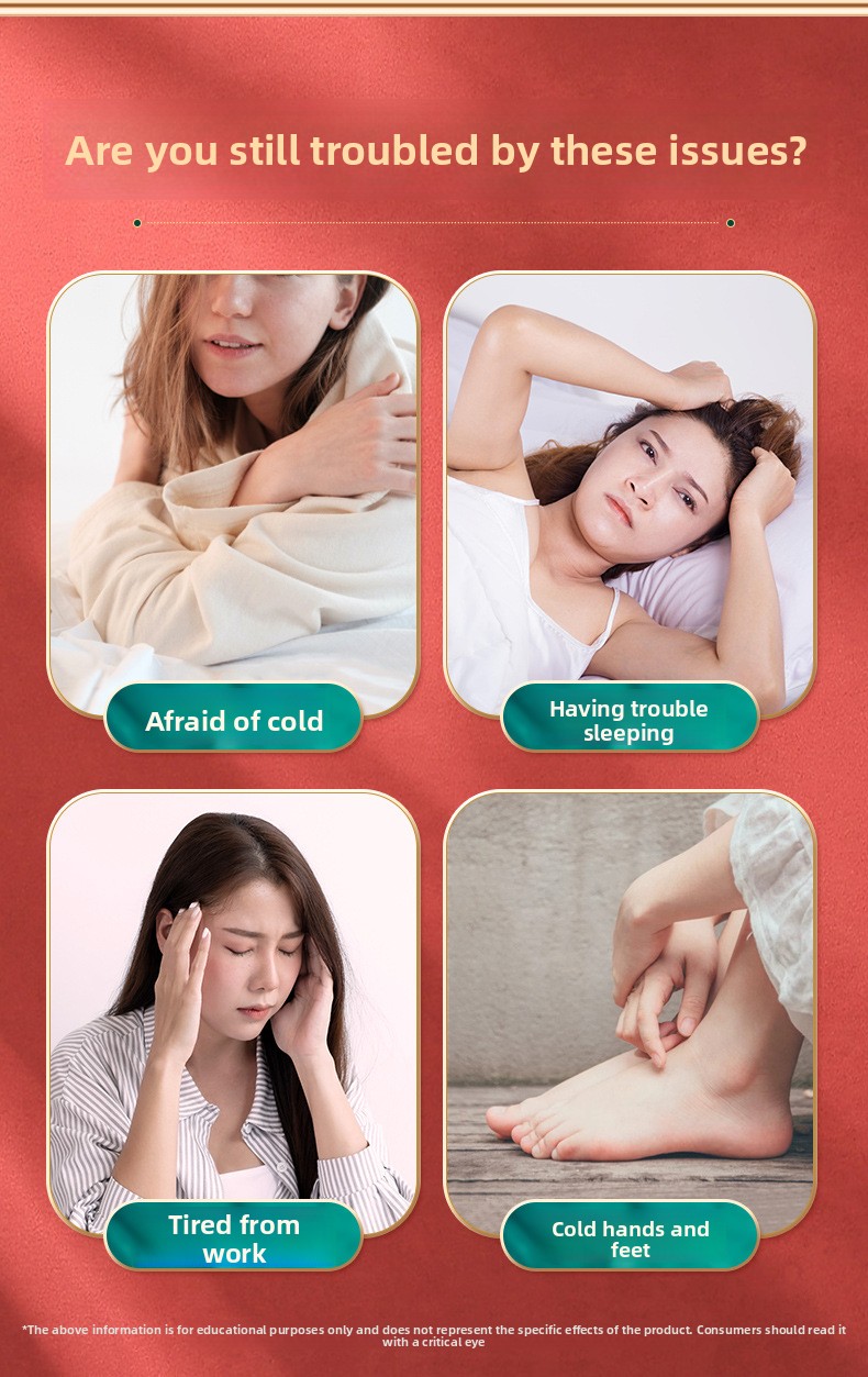 Four panels showing common comfort issues
