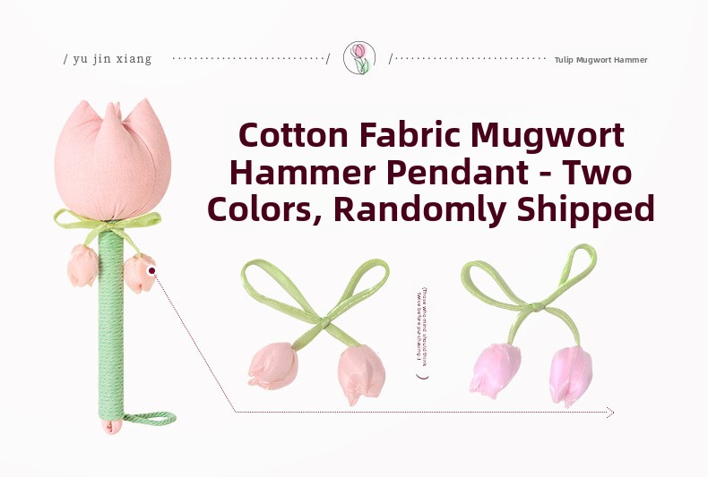 Cotton tulip hammer and two pendant colours