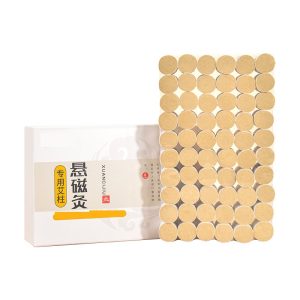 White box and a tray of moxa cylinders