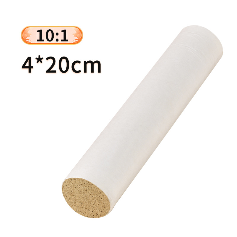 Option 3: 10:1 ratio moxa roll in white cotton paper, 40 x 200 mm. Source option photo.