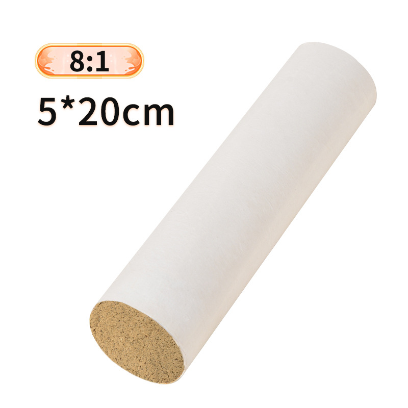Option 11: 8:1 ratio moxa roll in white cotton paper, 50 x 200 mm. Source option photo.