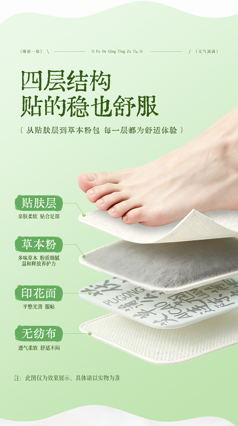 Botanical foot patch seller detail 14