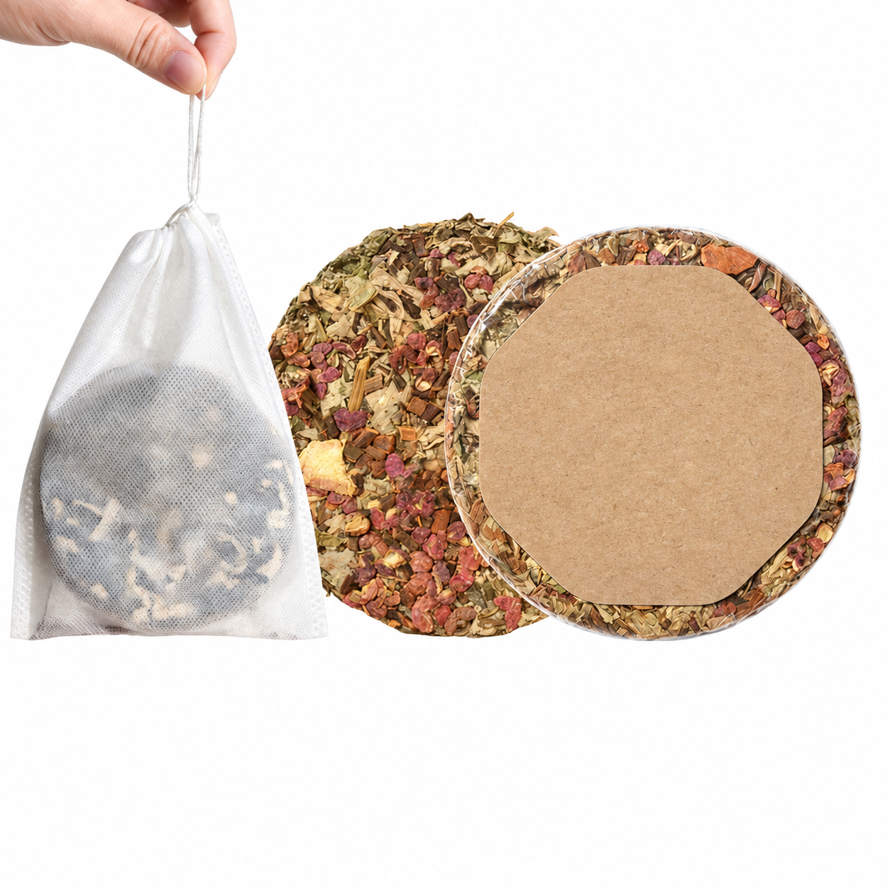 Source variant: 9 cm mugwort, ginger and prickly ash disc with nonwoven bag; logo removed
