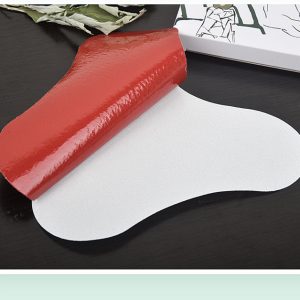 Original seller red gel patch with white release liner