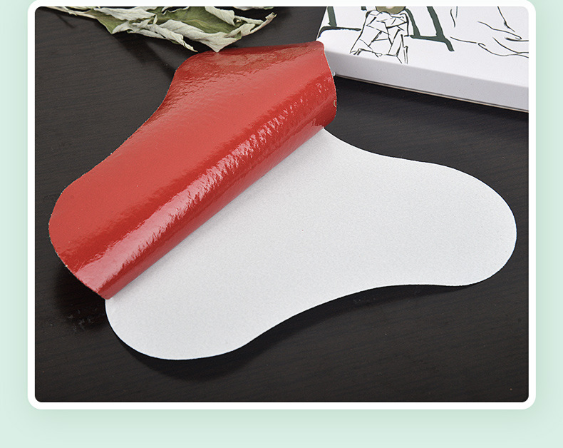 Original seller red gel patch with white release liner