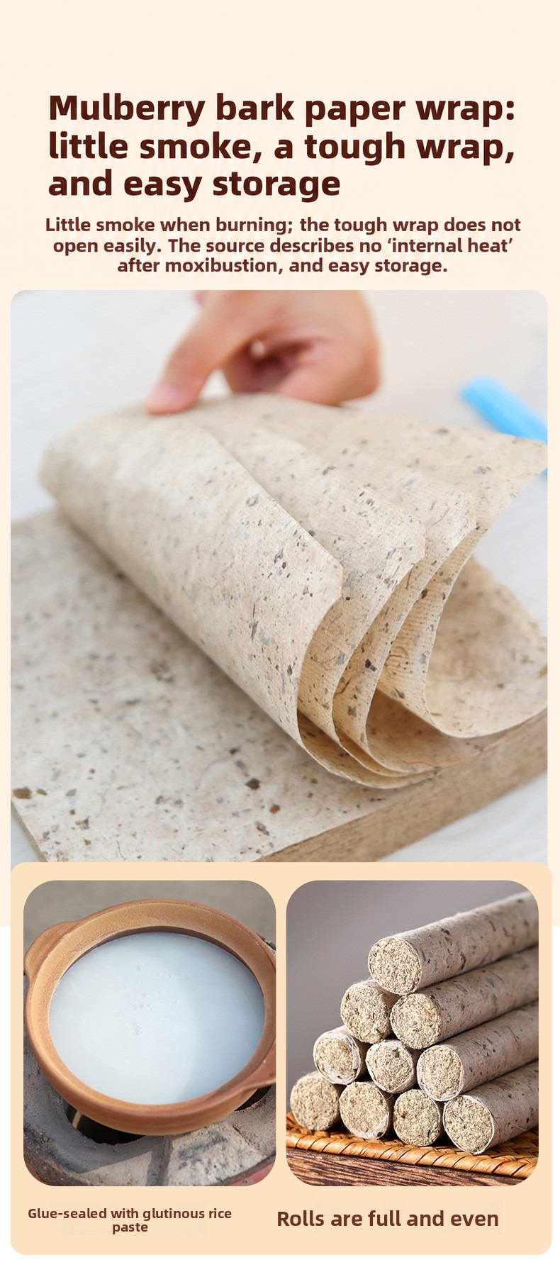 Wrap paper and sealing panel