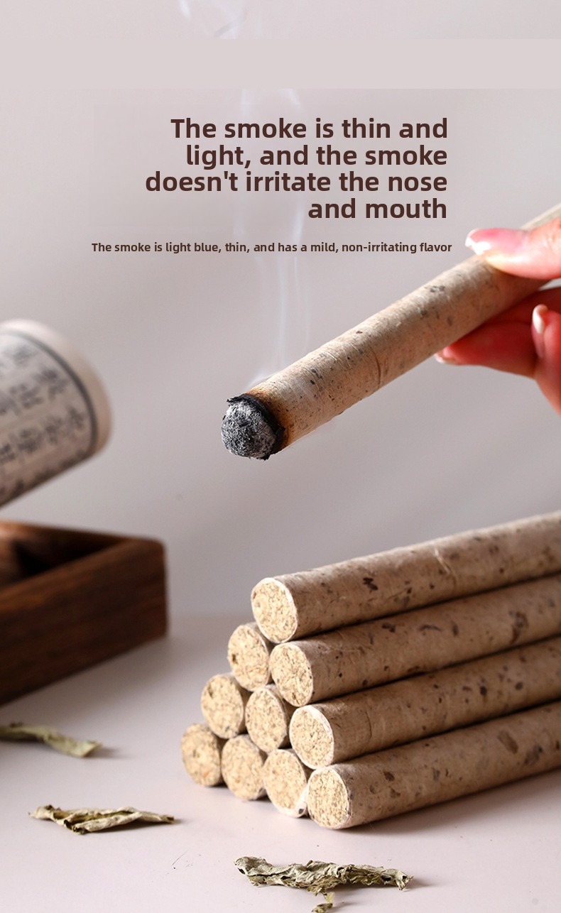 Burning roll with light smoke panel