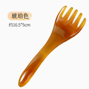 Amber-Tone Five-Claw Massage Comb source-backed reference