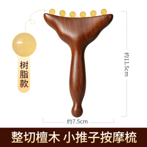 Five-Point Handheld Massage Comb — Small Pusher Style source-backed reference