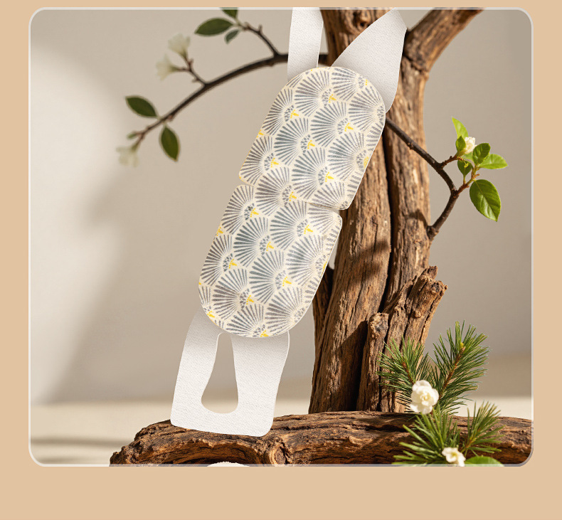 Eye mask hanging on a branch
