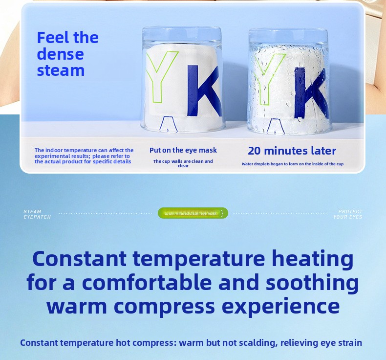 Steam cups and constant-temperature caption