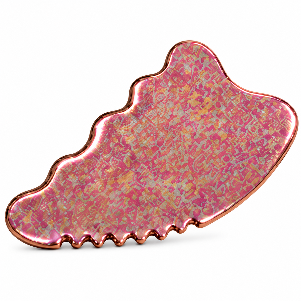 Pure Titanium Gua Sha Tool – Crystalline Rose — DemiBu product imagery